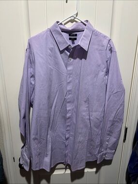 Apt. 9 Men's Light Lavender Button-Up Dress Shirt